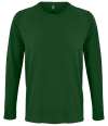 02074 SOL'S Imperial Long Sleeve T-Shirt Bottle Green colour image